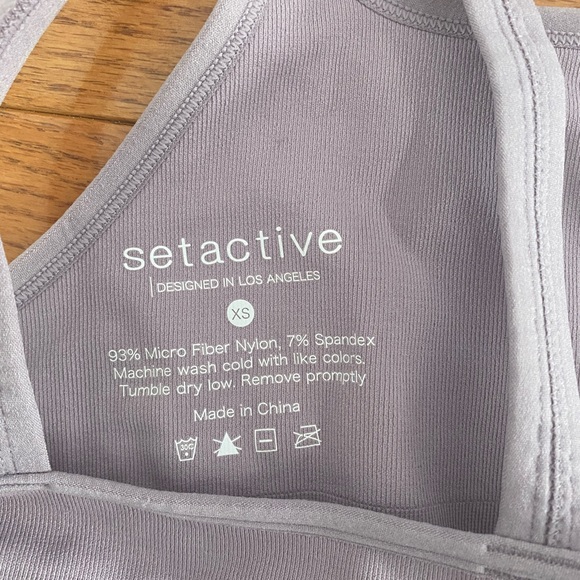 SET ACTIVE Sculptflex Box X Sports Bra in Spring - Picture 2 of 4
